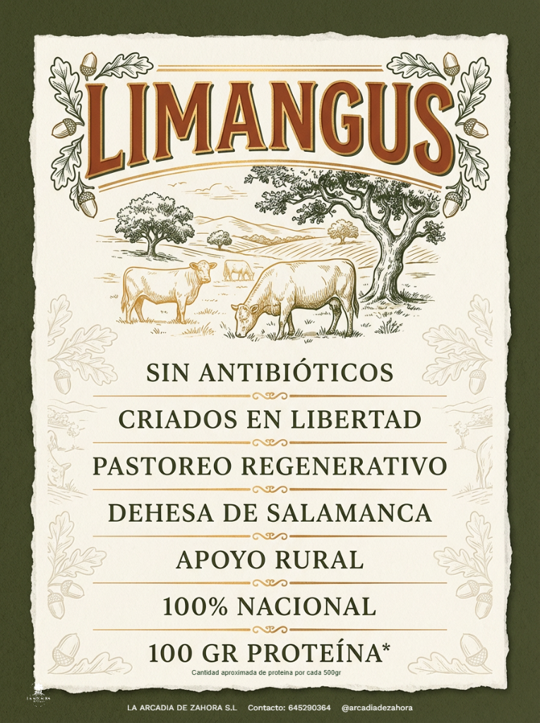 Certificado Limangus - Sin antibióticos, criados en libertad